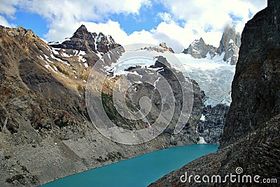 Laguna Sucia in El ChaltÃ©n Stock Photo