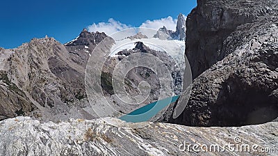 Laguna Sucia near Fitz Roy - El Chalten Stock Photo