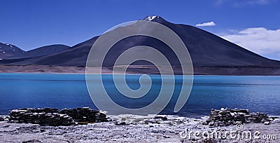 Laguna Verde Stock Photo