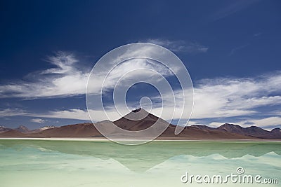 Laguna Verde, Bolivia Stock Photo