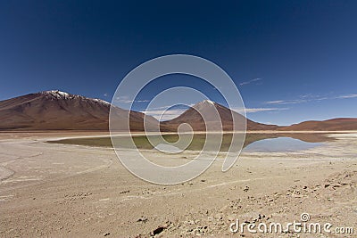 Laguna verde Stock Photo