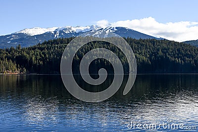 Alta Lake, Whistler British Columbia Editorial Stock Photo