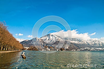 Lake Annecy Stock Photo