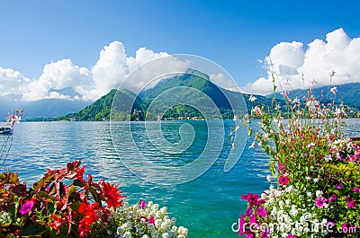 Lake Annecy France Stock Photo