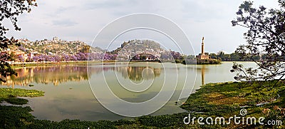 Lake Anosy in Antananarivo Tana , Madagascar Stock Photo