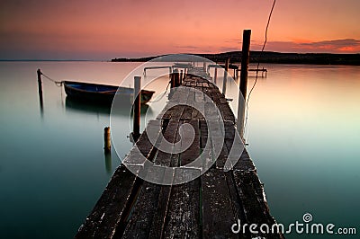 Lake Balaton Stock Photo