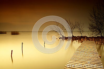 Lake Balaton Stock Photo