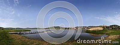 Lake Balaton in Tihany Stock Photo