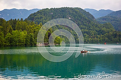Lake bled Editorial Stock Photo