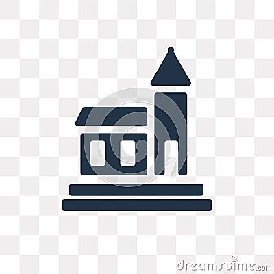 Lake bled vector icon isolated on transparent background, Lake b Vector Illustration