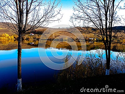 Lake Brateni Stock Photo