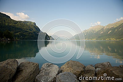 Lake brienz Stock Photo
