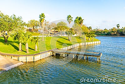 Lake at Brownsville, Texas Stock Photo