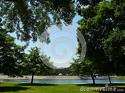 Lake Bundek Stock Photo