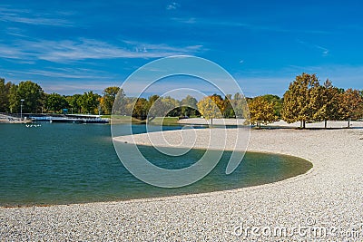 Lake Bundek in Zagreb, Croatia Stock Photo