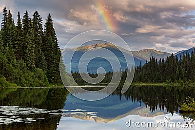 Lake in Canada Stock Photo