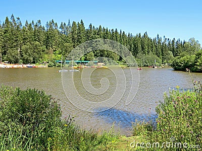 Lake in the Countryside Stock Photo