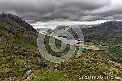 Lake district buttermere haystacks Stock Photo