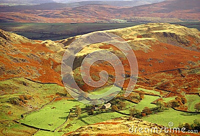 Lake district national park cumbria Stock Photo