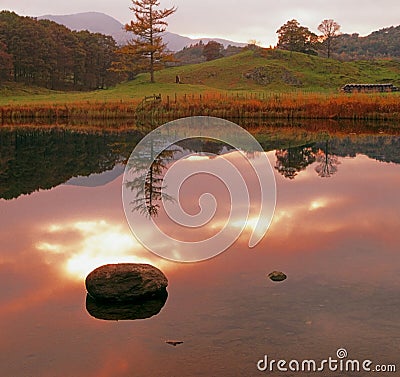 Lake district national park cumbria Stock Photo