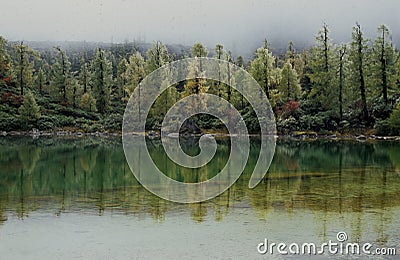 Lake in fairyland Stock Photo