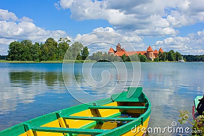 Lake Galve, Trakai, Lithuania Stock Photo