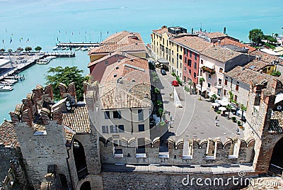 Lake Garda (Italy)-Sirmione Stock Photo