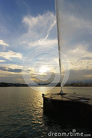 Lake Geneva Stock Photo