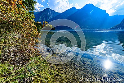 Lake hallstÃ¤tter see Stock Photo