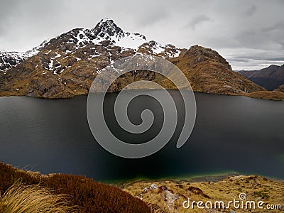 Lake Harris, Routeburn Track, New Zealand Stock Photo