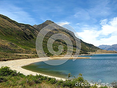 Lake Hawea, New Zealand Stock Photo