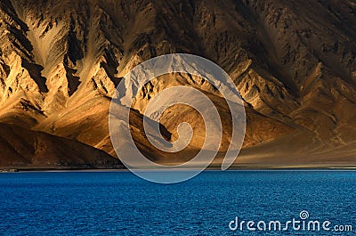 Lake on Himalaya Stock Photo