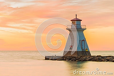 Lake Huron Lighthouse Stock Photo