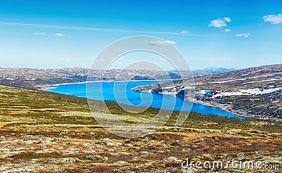 Lake Innerdalsvatnet, Norway Stock Photo