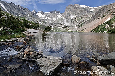 Lake Isabelle Stock Photo