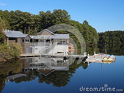 Lake Johnson, North Carolina Stock Photo