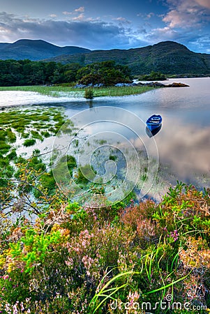 Lake in Killarney Stock Photo