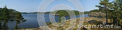 Lake ladoga, Karelia Stock Photo