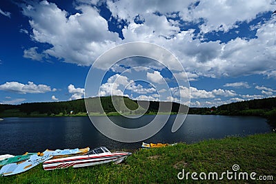 Lake Landscape Stock Photo