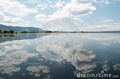Lake landscape Stock Photo
