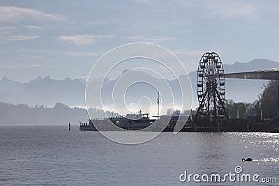 Lake Lucerne Editorial Stock Photo