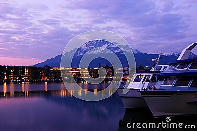 Lake Lucerne,Switzerland Stock Photo