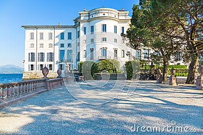 Lake Maggiore, Island Bella, Borromeo Palace; Stresa italy Stock Photo