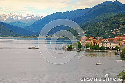 Lake Maggiore, Pallanza, Italy Stock Photo