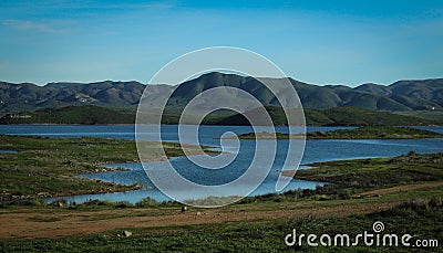 Lake Mathews Estelle Mountain Reserve, Riverside County, California Stock Photo