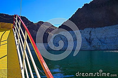 Lake Mead at the Lake Mead National Recreational Area near Boulder City, Nevada. Stock Photo