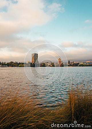 Lake Merritt, at Lakeside Park in Oakland, California Stock Photo