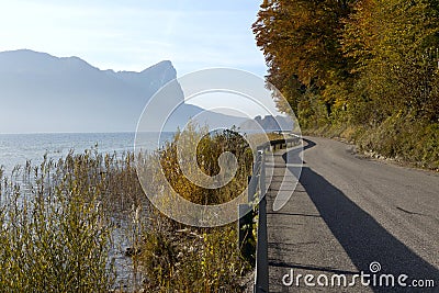 Lake Mondsee Stock Photo