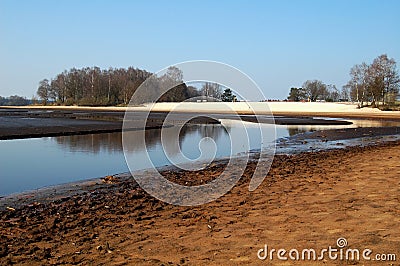 Lake in a moor, Germany Stock Photo