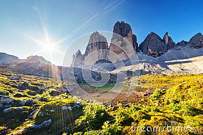 Lake in the mountains Stock Photo